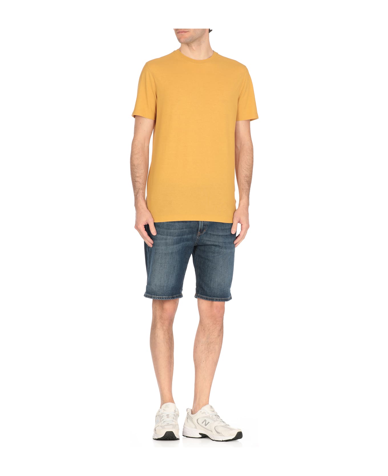 Dondup Cotton Bermuda Shorts - Blue