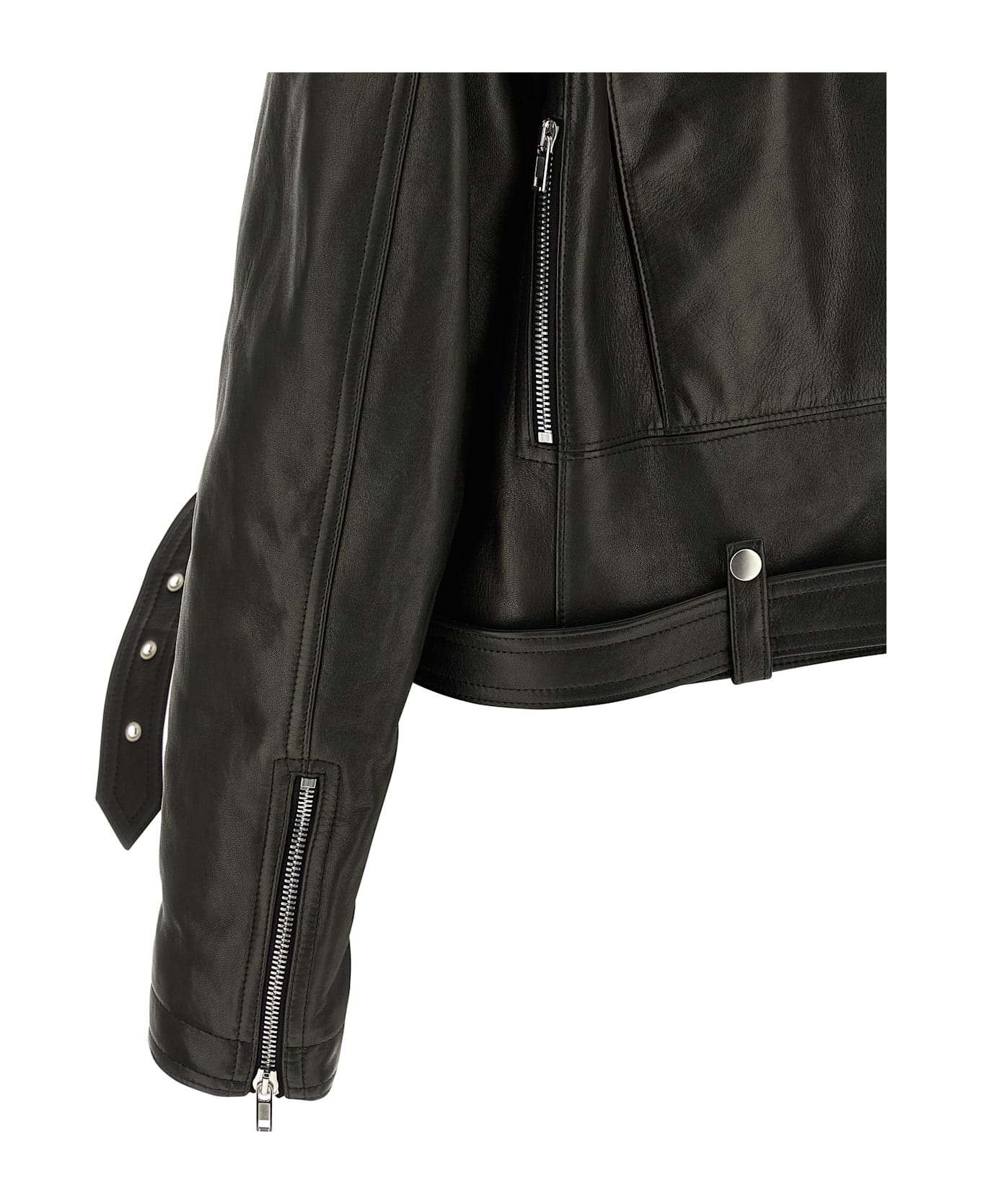 Rick Owens 
cropped Jumbo Bauhaus Stooges
 Jacket - Black  