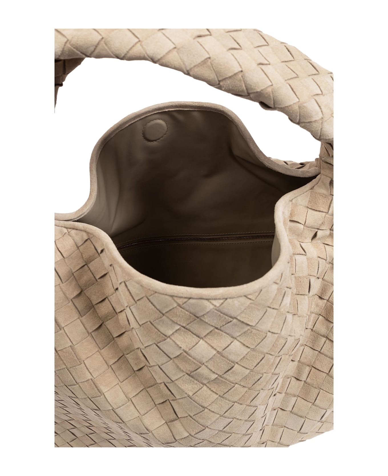 Bottega Veneta Shoulder Bag `large Hop` - BEIGE