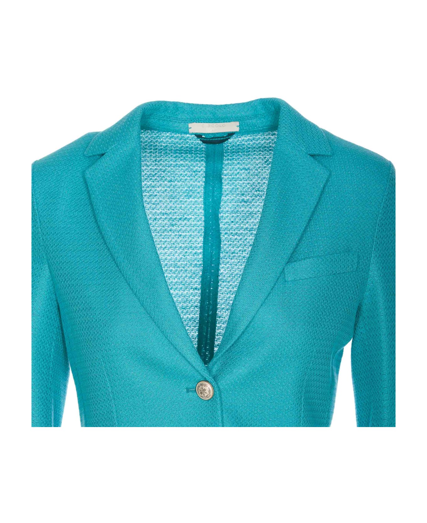Circolo 1901 Single Breasted Buttons Jacket - Green