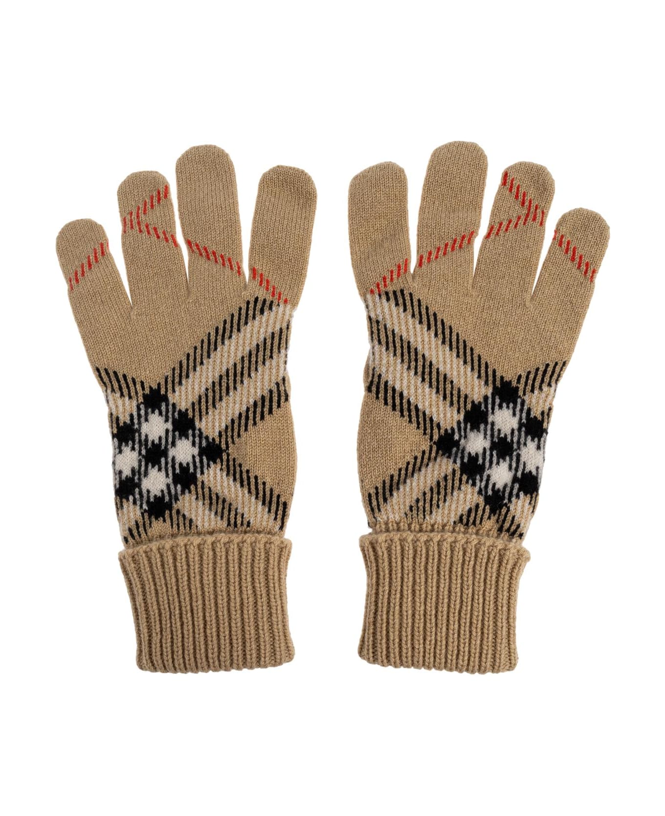 Burberry Cashmere Gloves - SAND