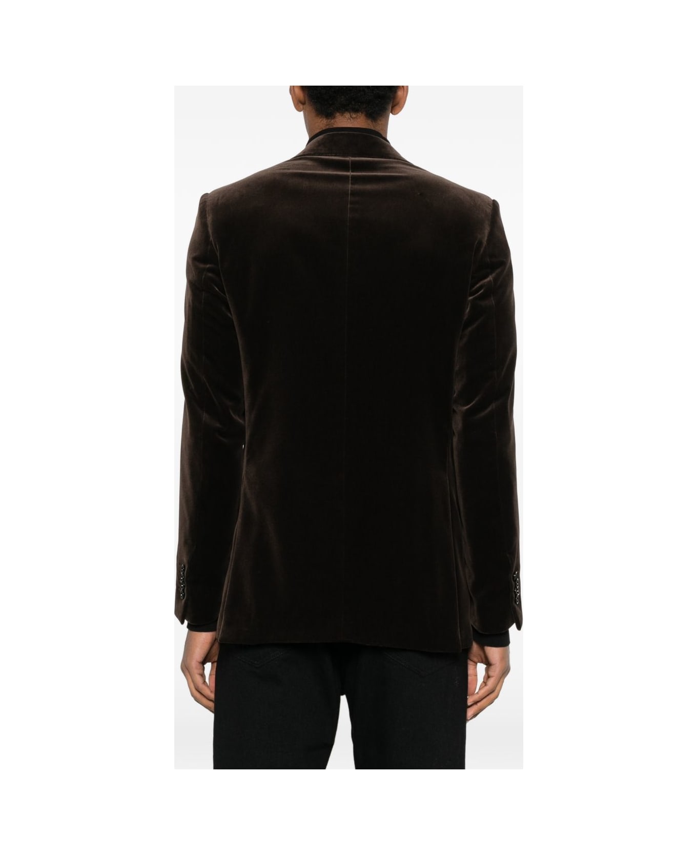 Lardini Buttoned Jacket - Brown