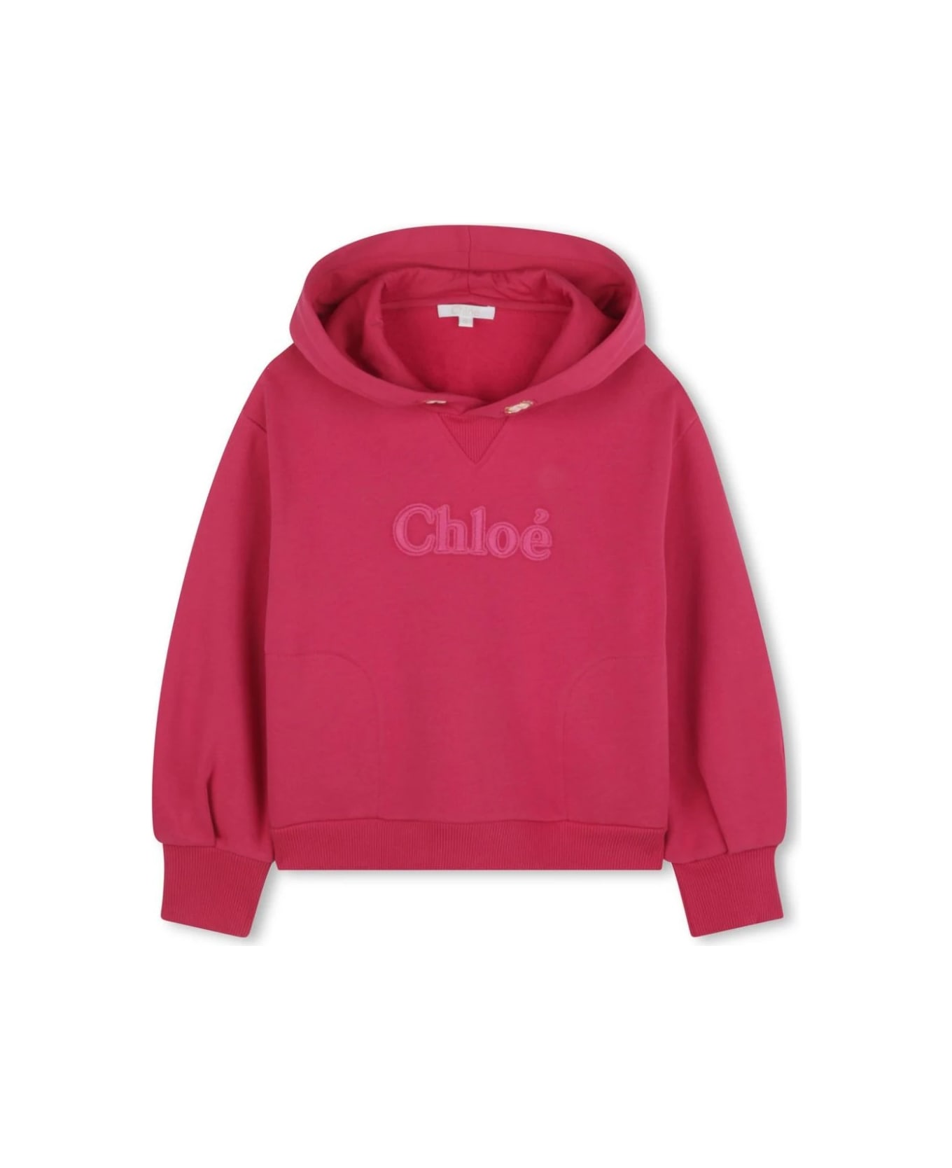 Chloé Sweatshirt Wirth Logo - Fucsia