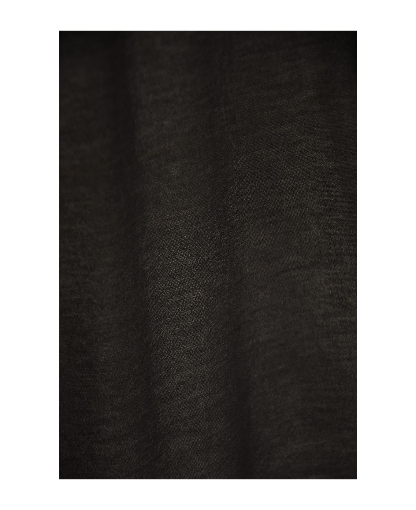 Roberto Collina Round Neck Plain Sweatshirt - Black