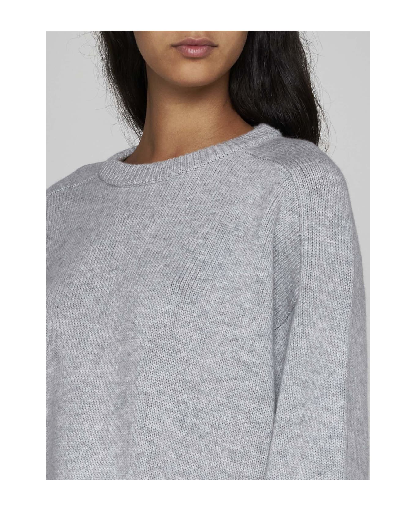 Loulou Studio Bruzzi Wool And Cashmere Sweater - Grey