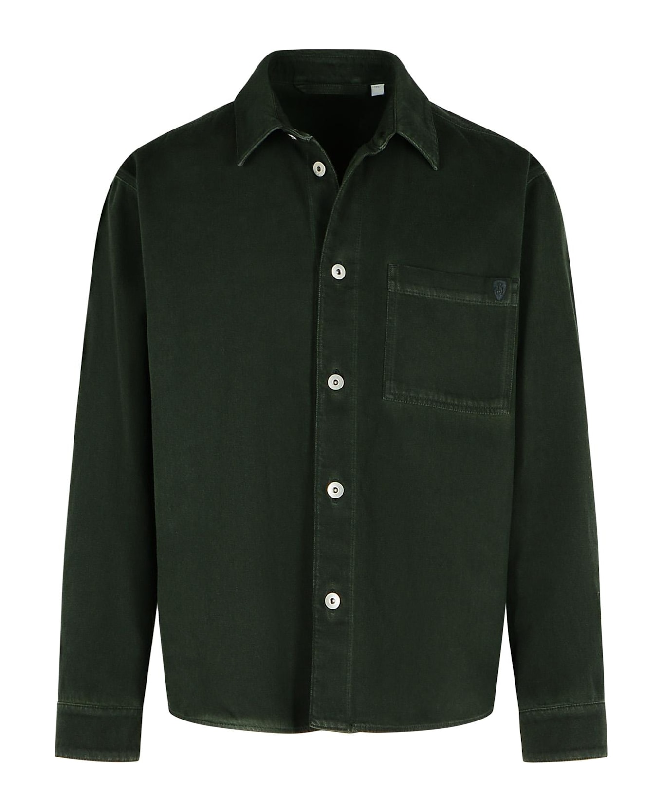 Burberry Green Cotton Shirt - Green