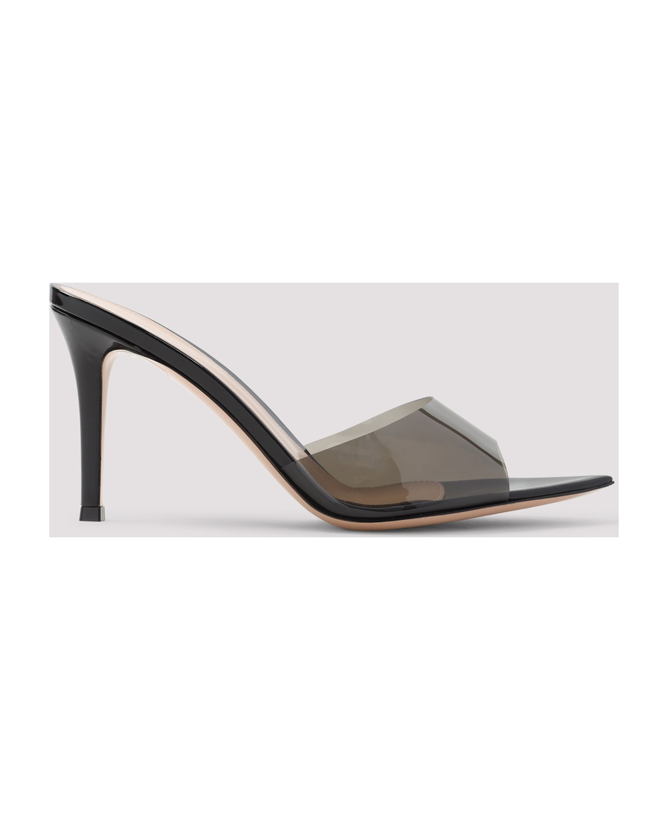 Gianvito Rossi Elle 85 Mules - Fune Fume Black