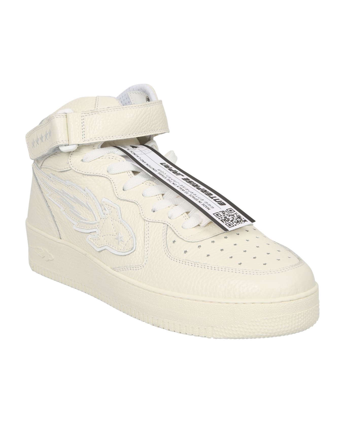Enterprise Japan Leather Sneakers - White