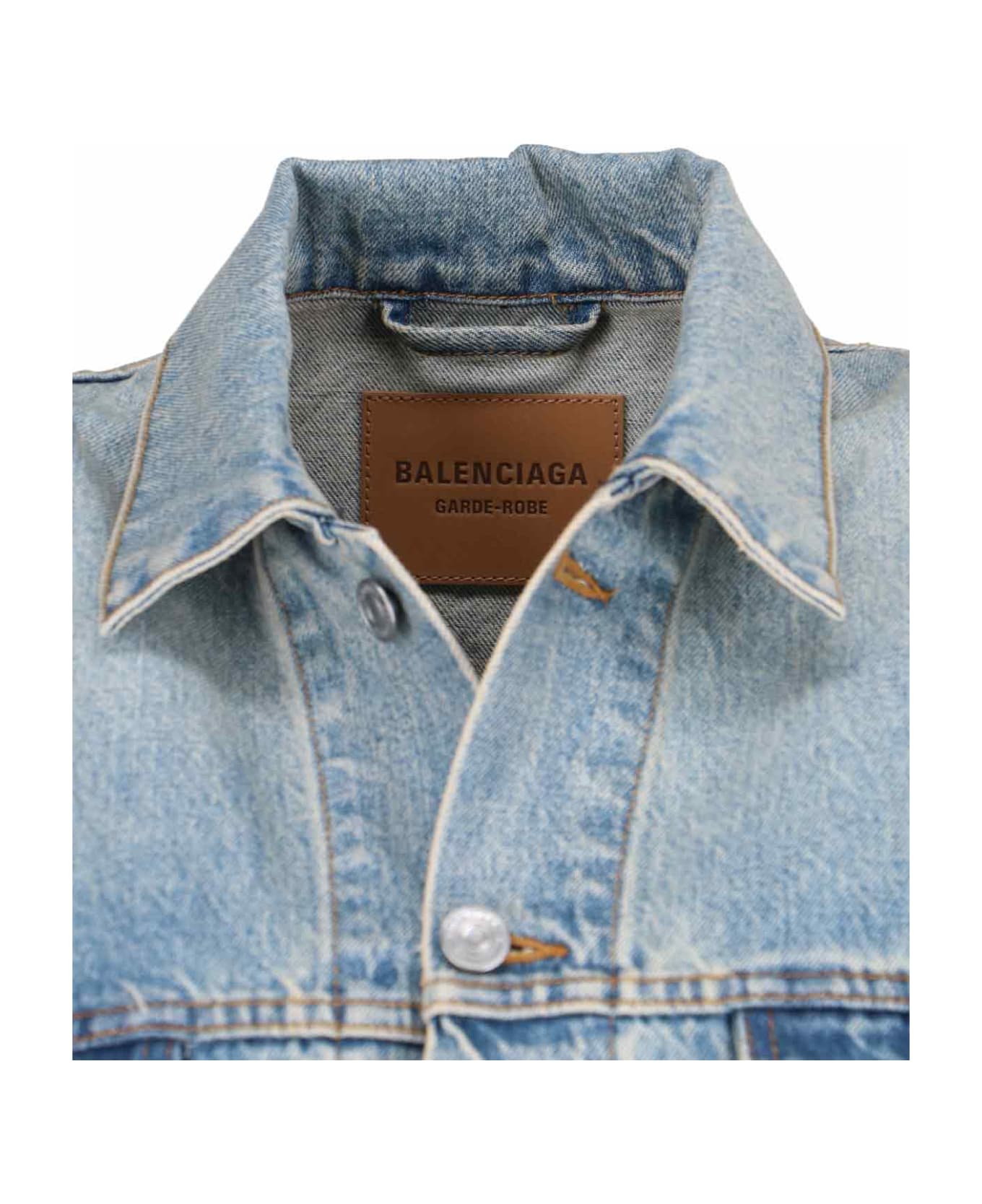Balenciaga 'hourglass' Jacket - Light Blue