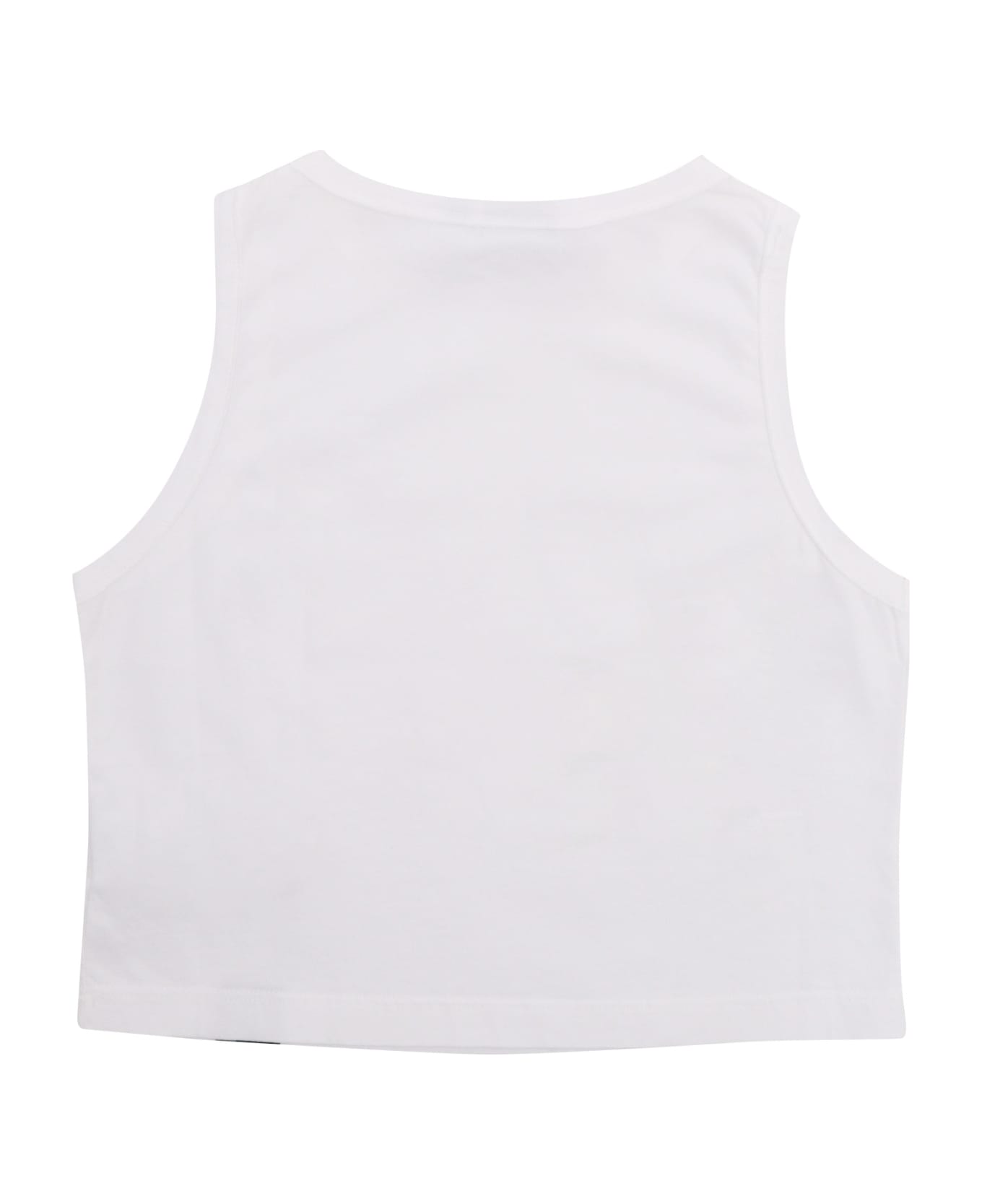 Aspesi White Cropped Tanktop - WHITE Tシャツ＆ポロシャツ