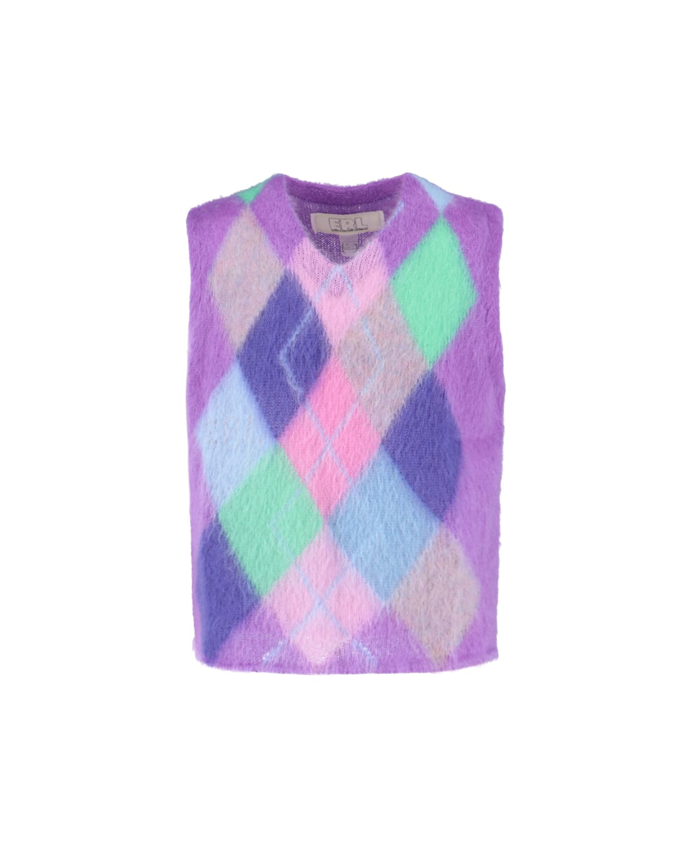 ERL Diamond Waistcoat - Purple