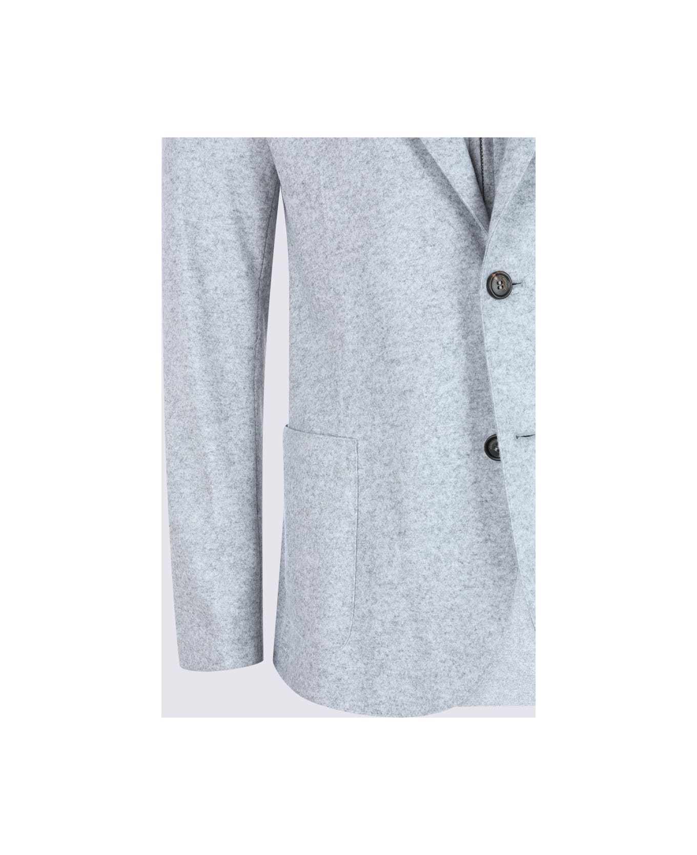 Eleventy Grey Wool Blazer - Grey