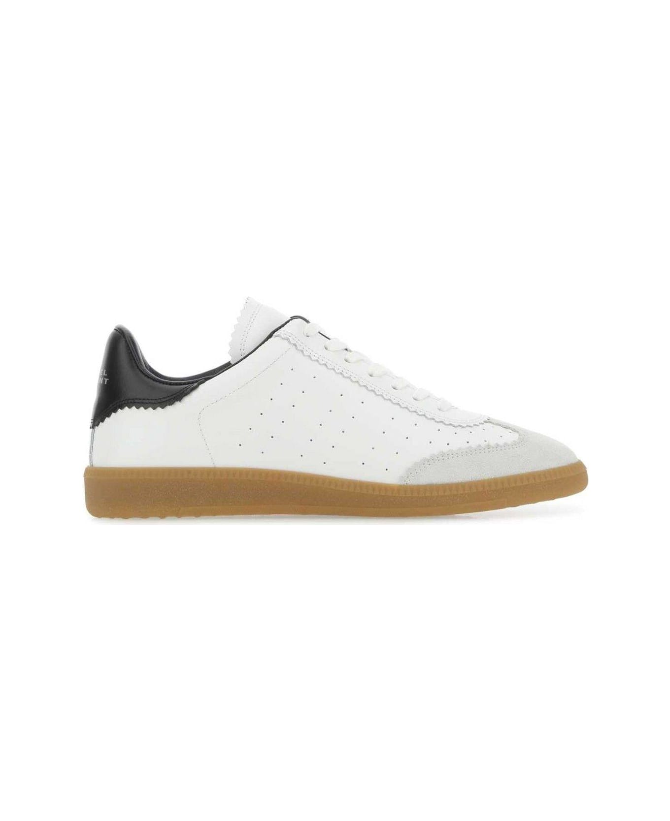 Isabel Marant Round Toe Lace-up Sneakers - White スニーカー