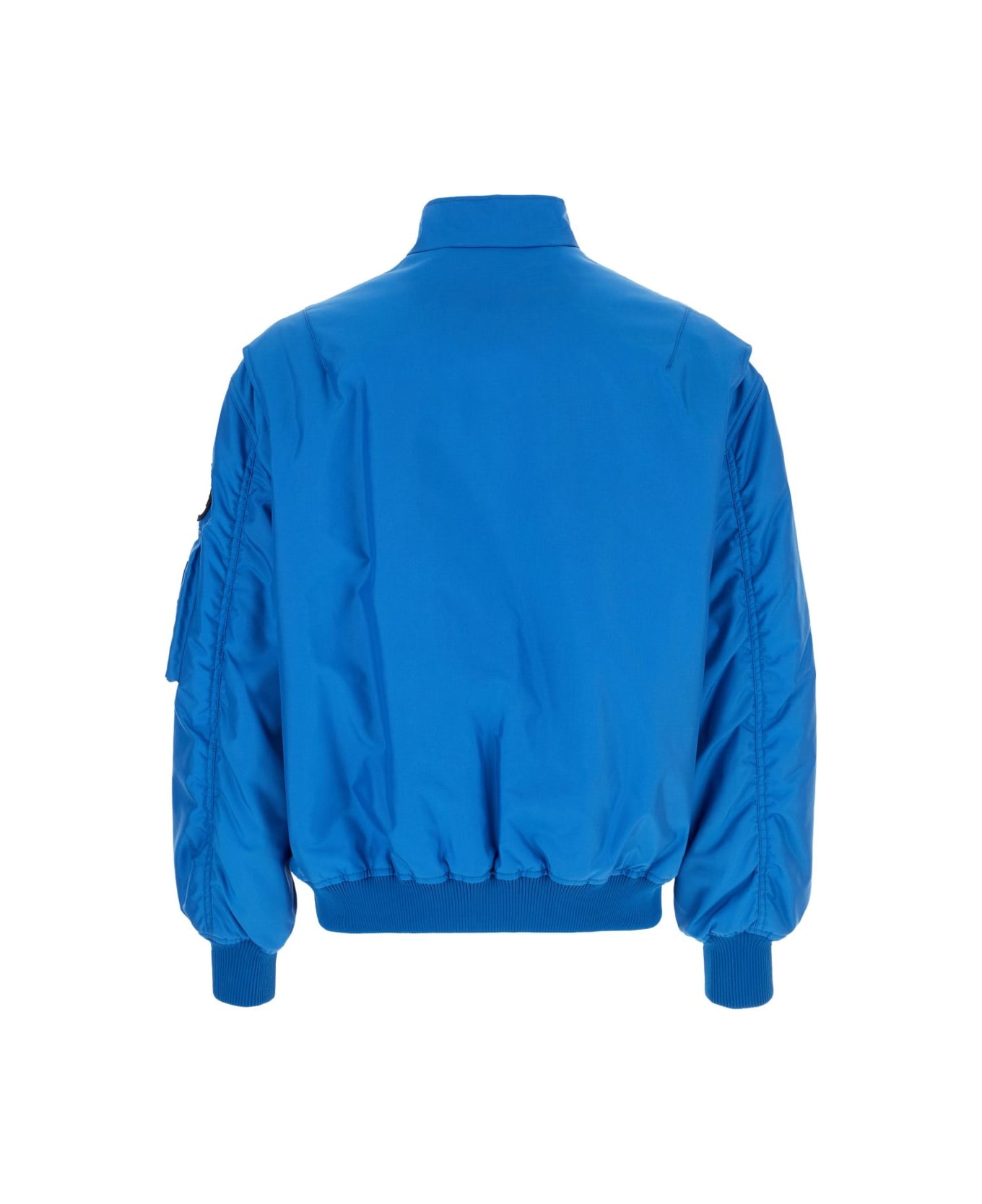Valentino Garavani Bomber Jacket With Patch Pockets - Blue