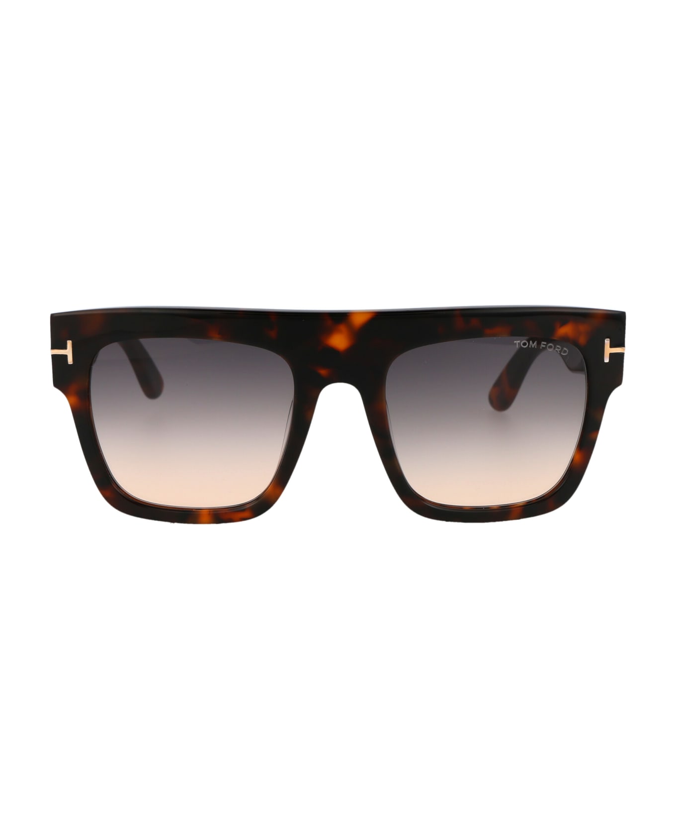 Tom Ford Eyewear Renee Sunglasses - 52B Avana Scura  / Fumo Grad