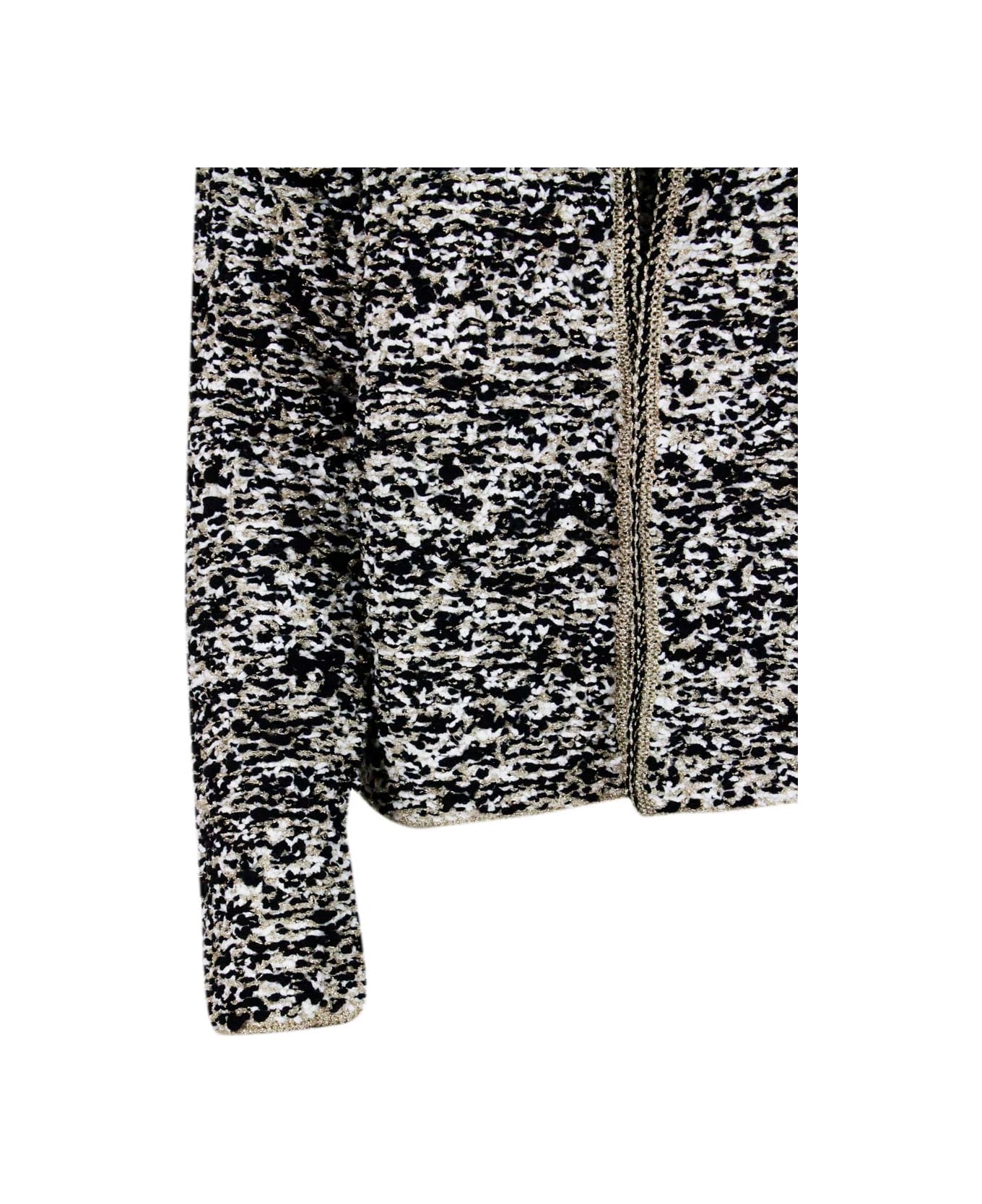 Fabiana Filippi Blazer - Nero - panna - oro