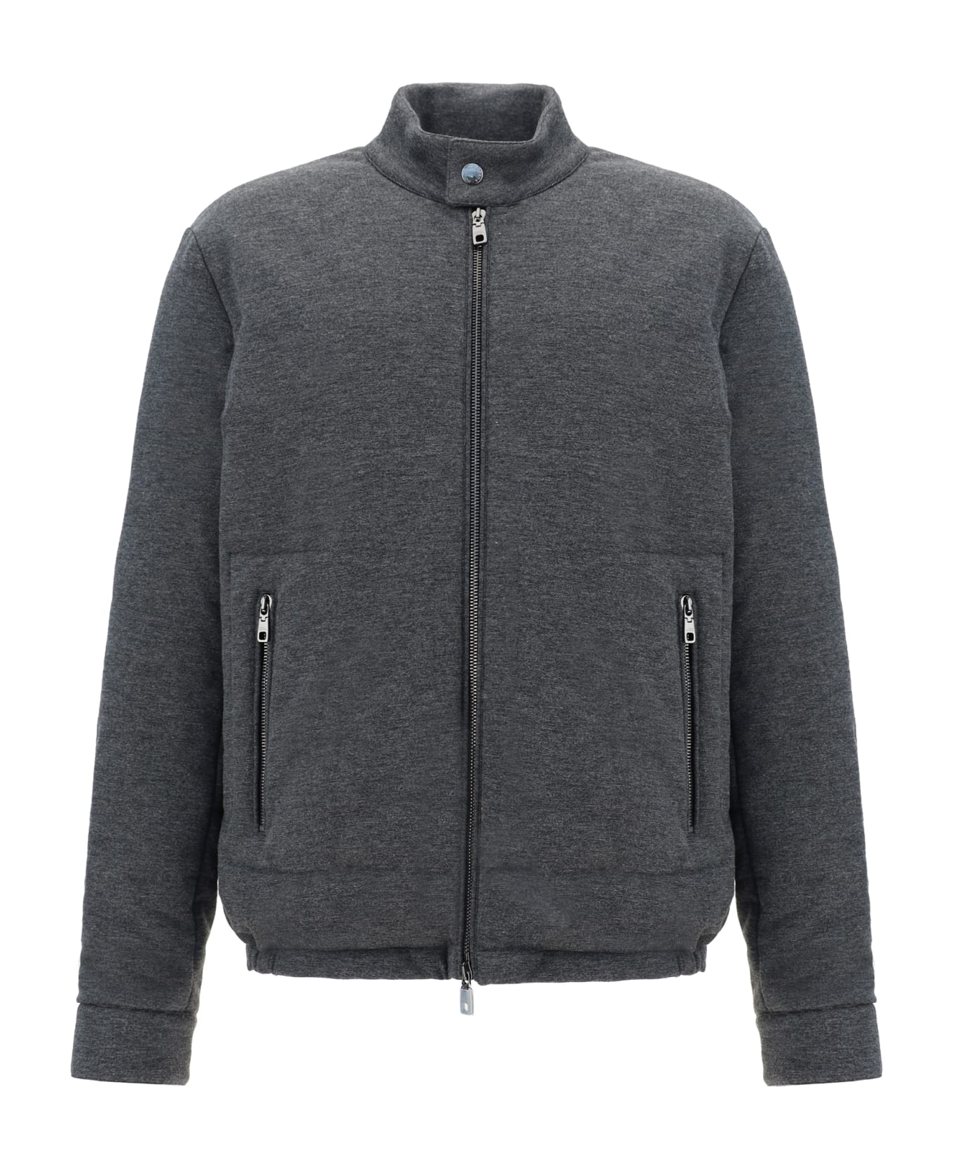 Dolce & Gabbana Padded Jacket - Melange Grigio