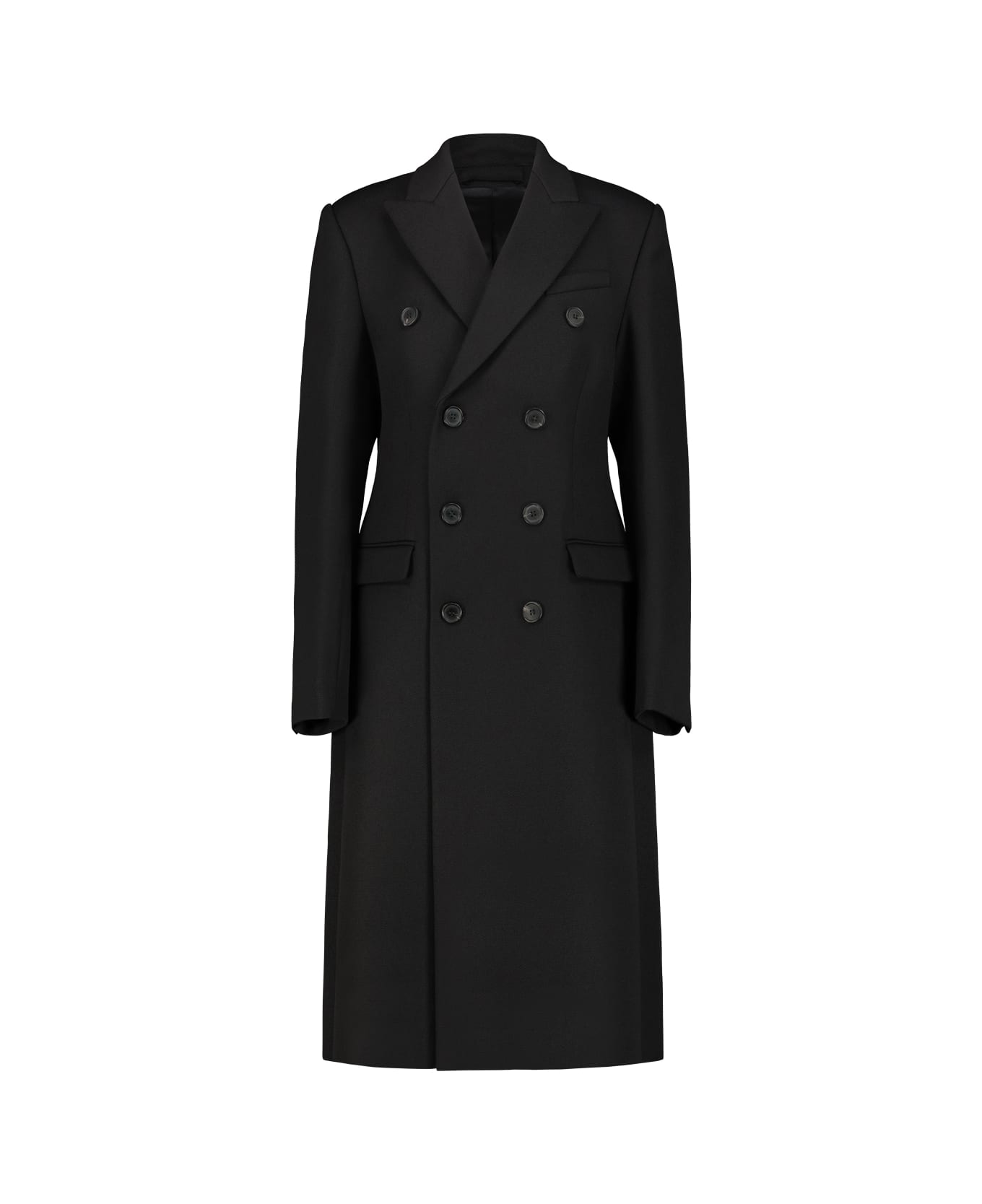 WARDROBE.NYC Double Breasted Coat - Blk Black