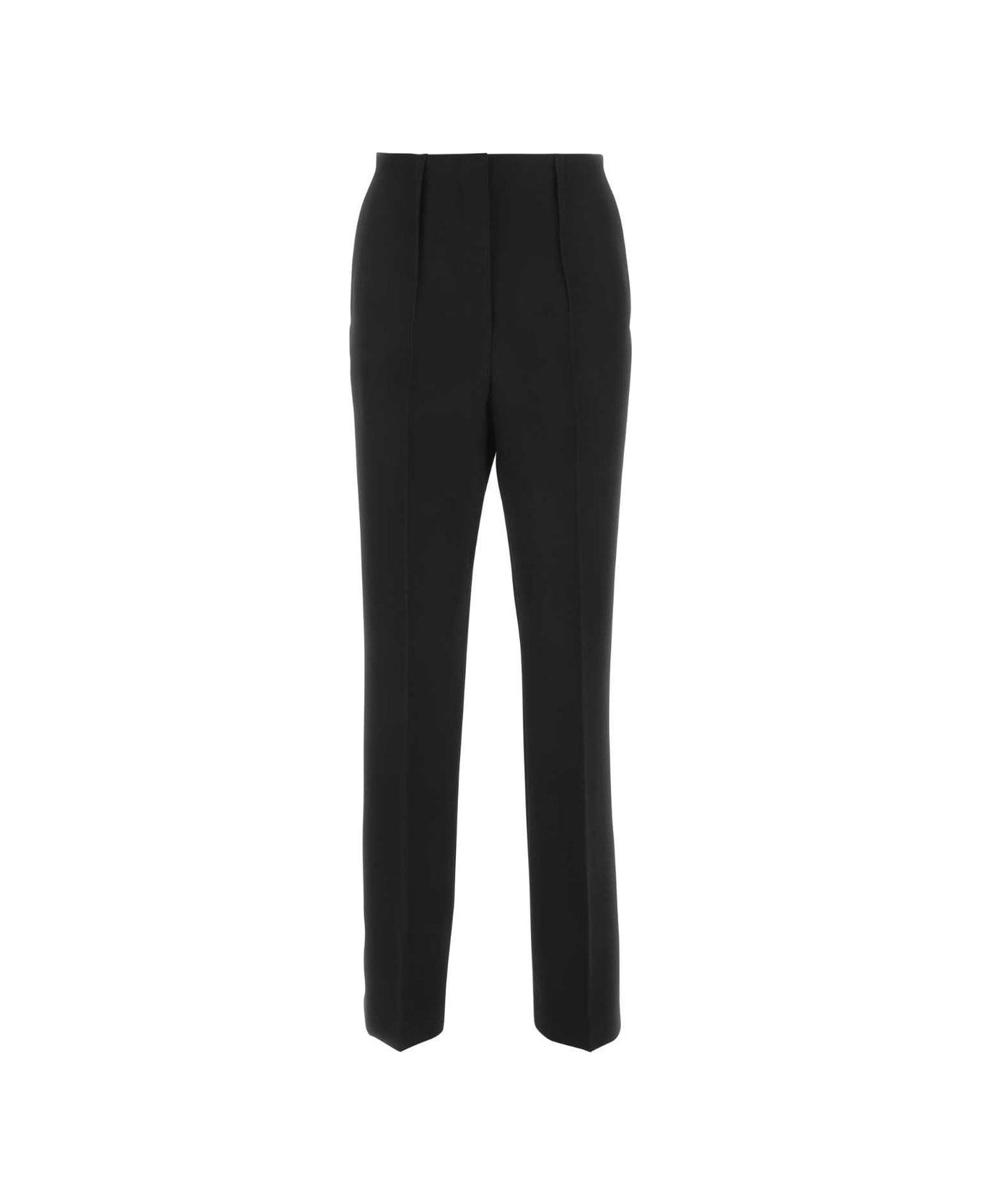 Fendi Pleat Detailed Slim Fit Trousers - BLACK ボトムス