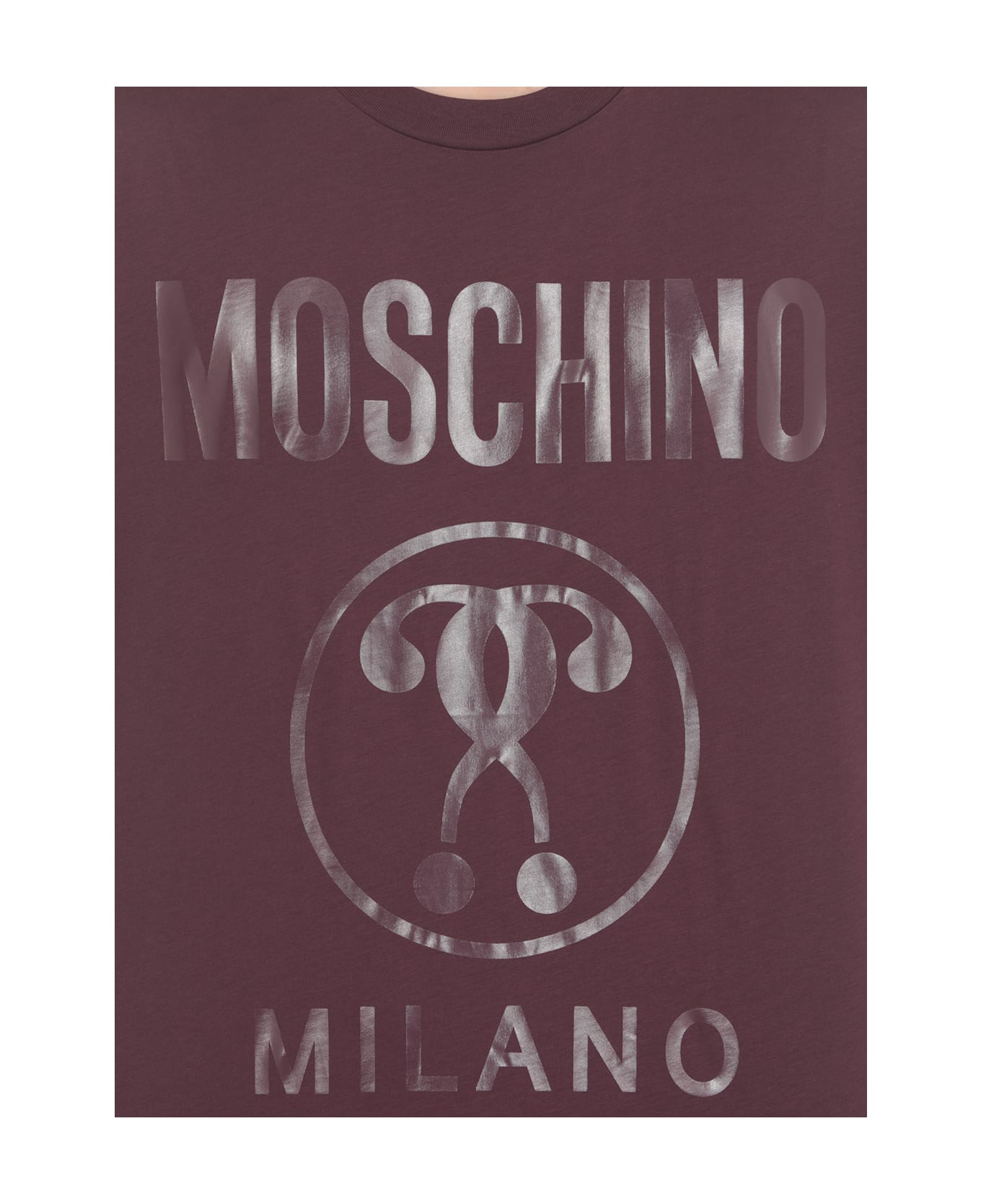 Moschino Logoed T-shirt - Purple シャツ