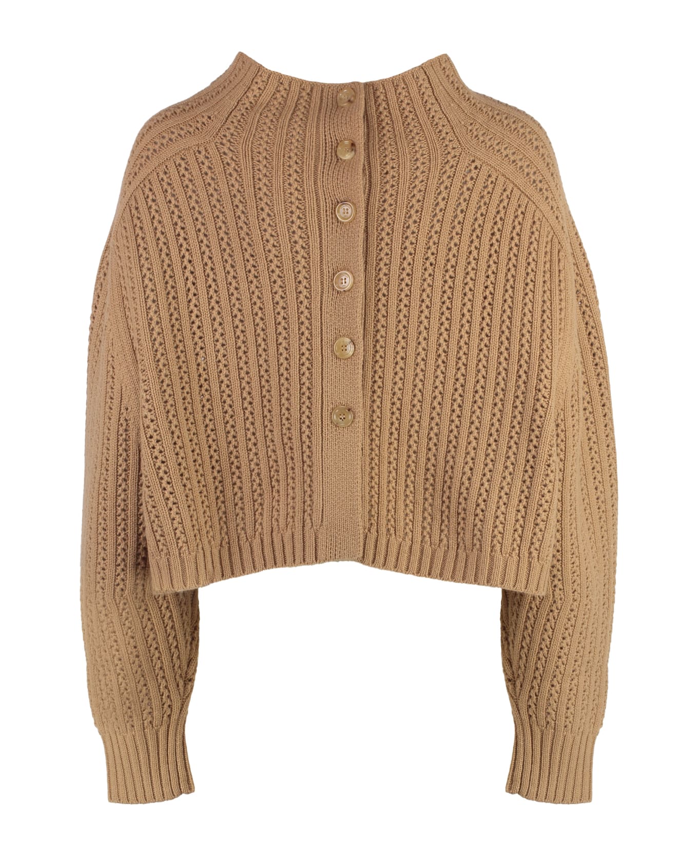 Max Mara Hodeida Wool And Cashmere Sweater - Camel