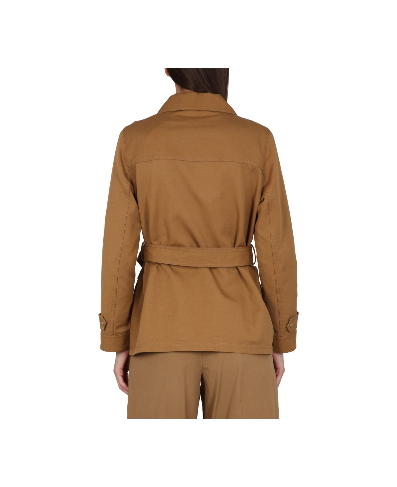 Fay Safari Jacket - BROWN