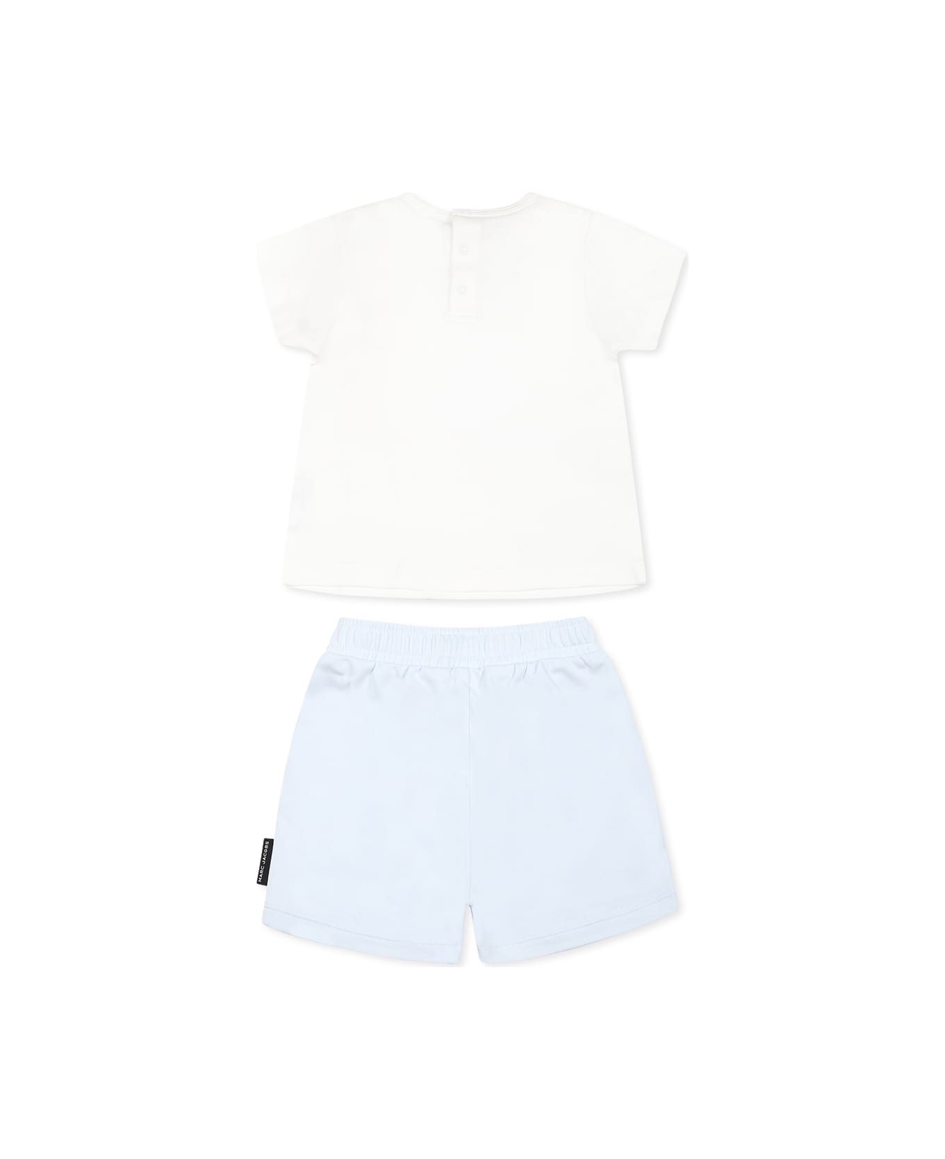 Marc Jacobs Multicolor Suit For Baby Boy With Pouch Print - Multicolor