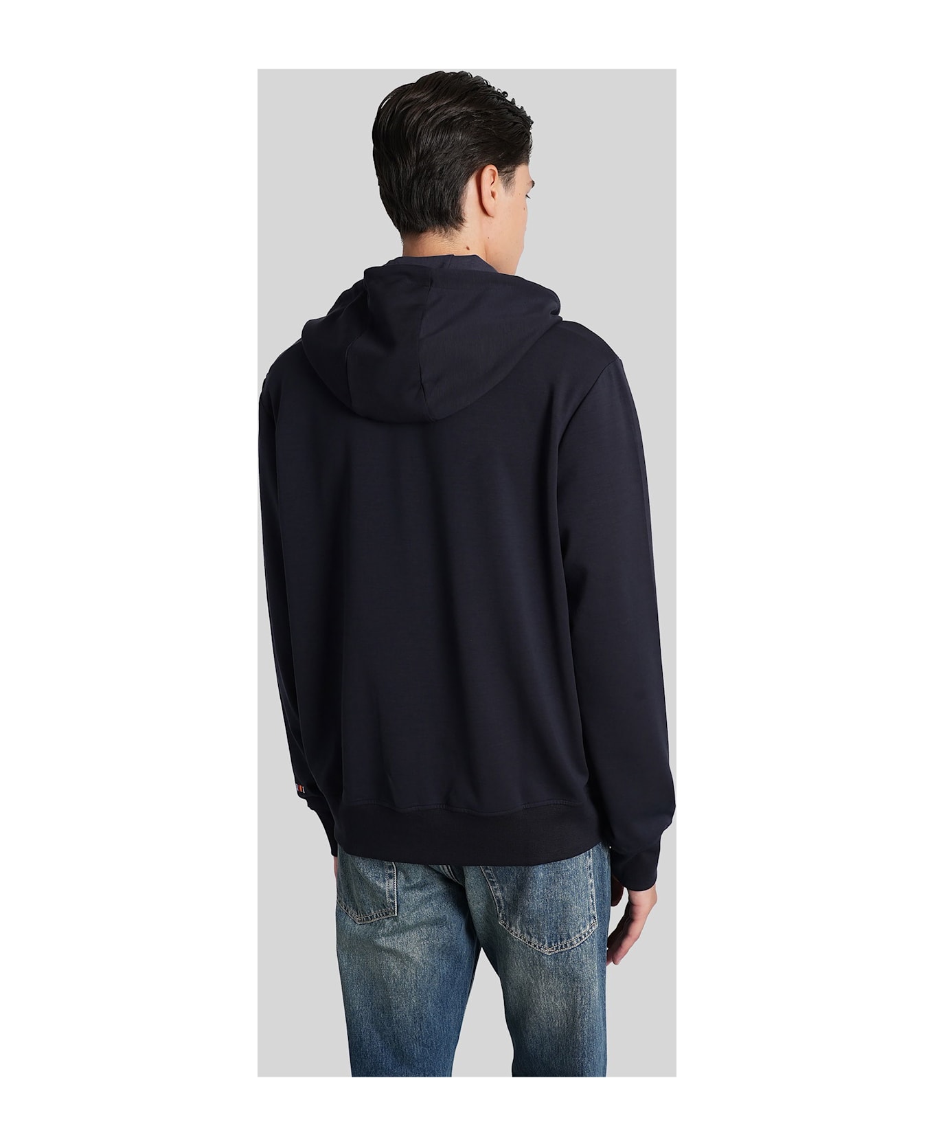 Paul Smith Sweatshirt In Blue Wool And Polyester - blue