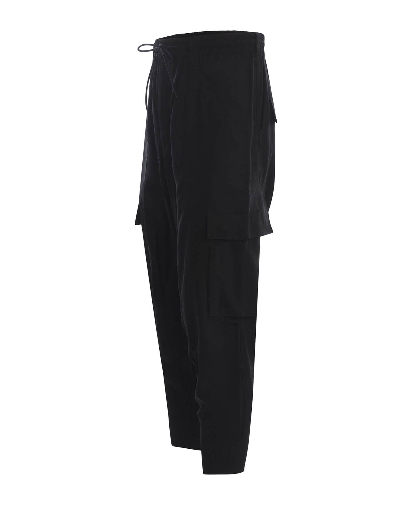 Y-3 Jogging Pants With Pockets - Black ボトムス