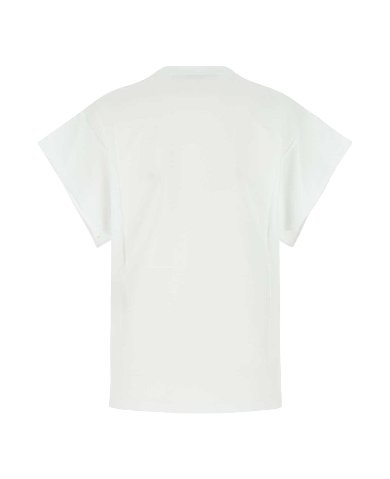 Stella McCartney White Cotton T-shirt - 9000