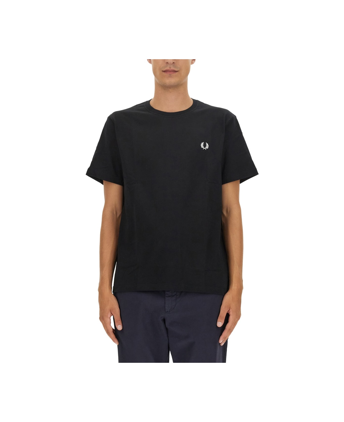 Fred Perry T-shirt With Logo - BLACK シャツ
