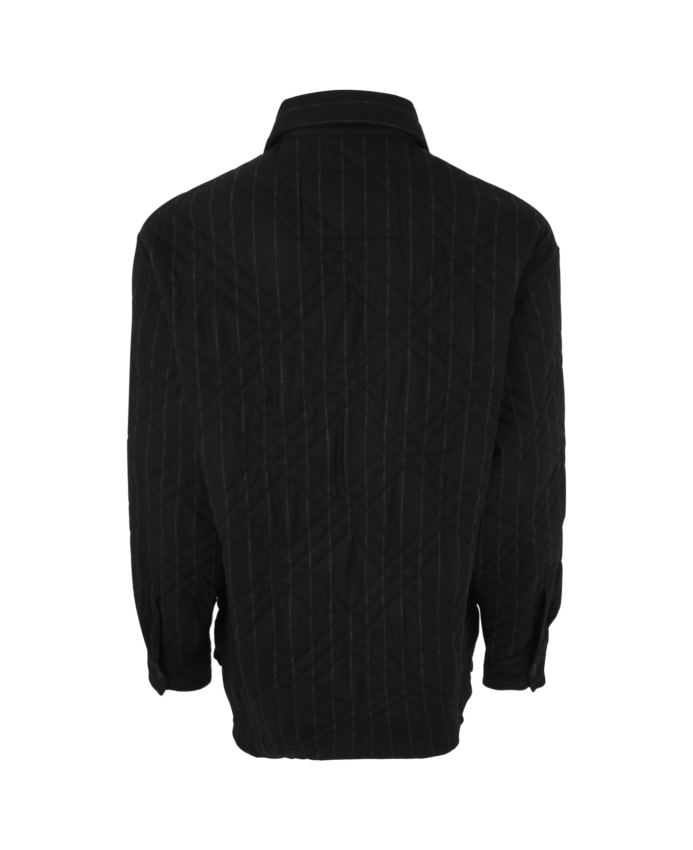 Versace Jeans Couture Pinstriped Jacket - Black