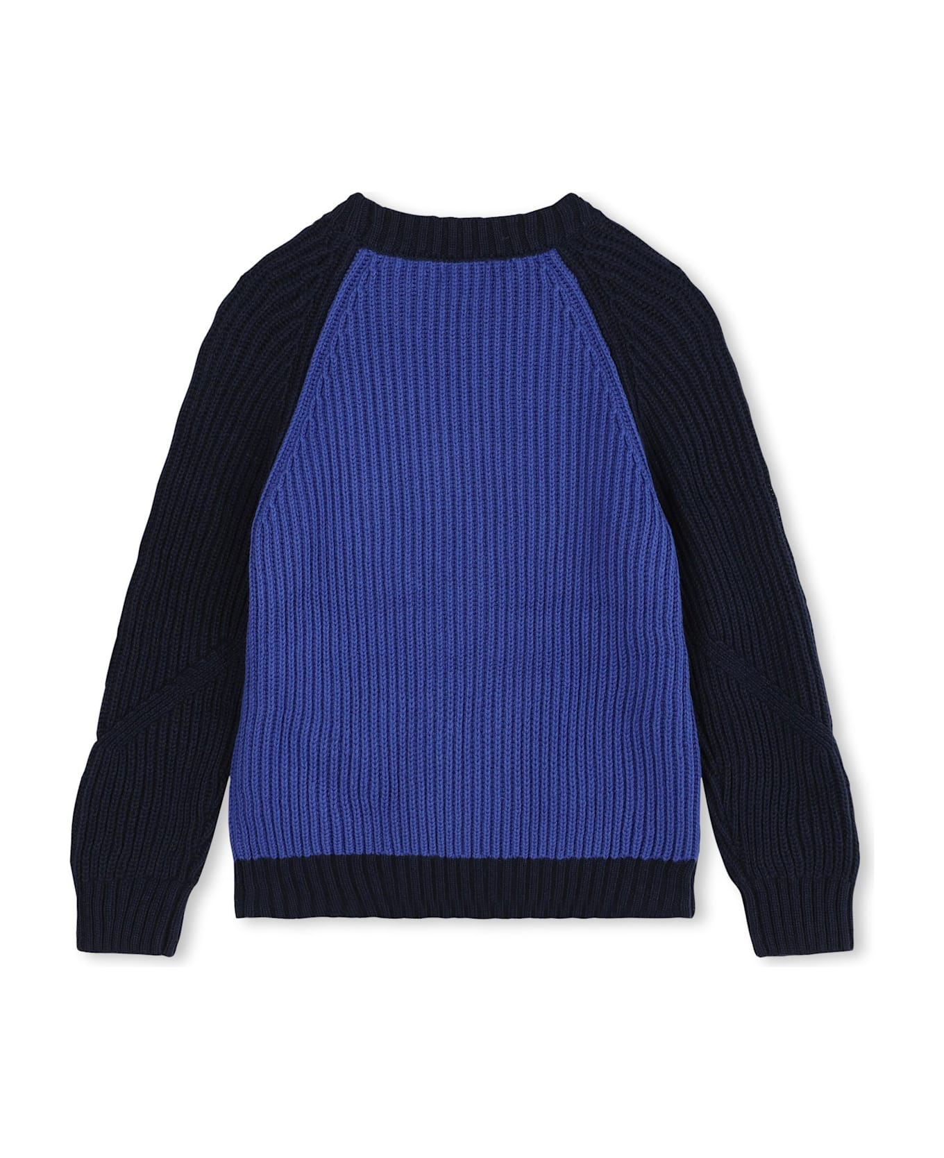 Kenzo Kids Color Block Sweater - Blue