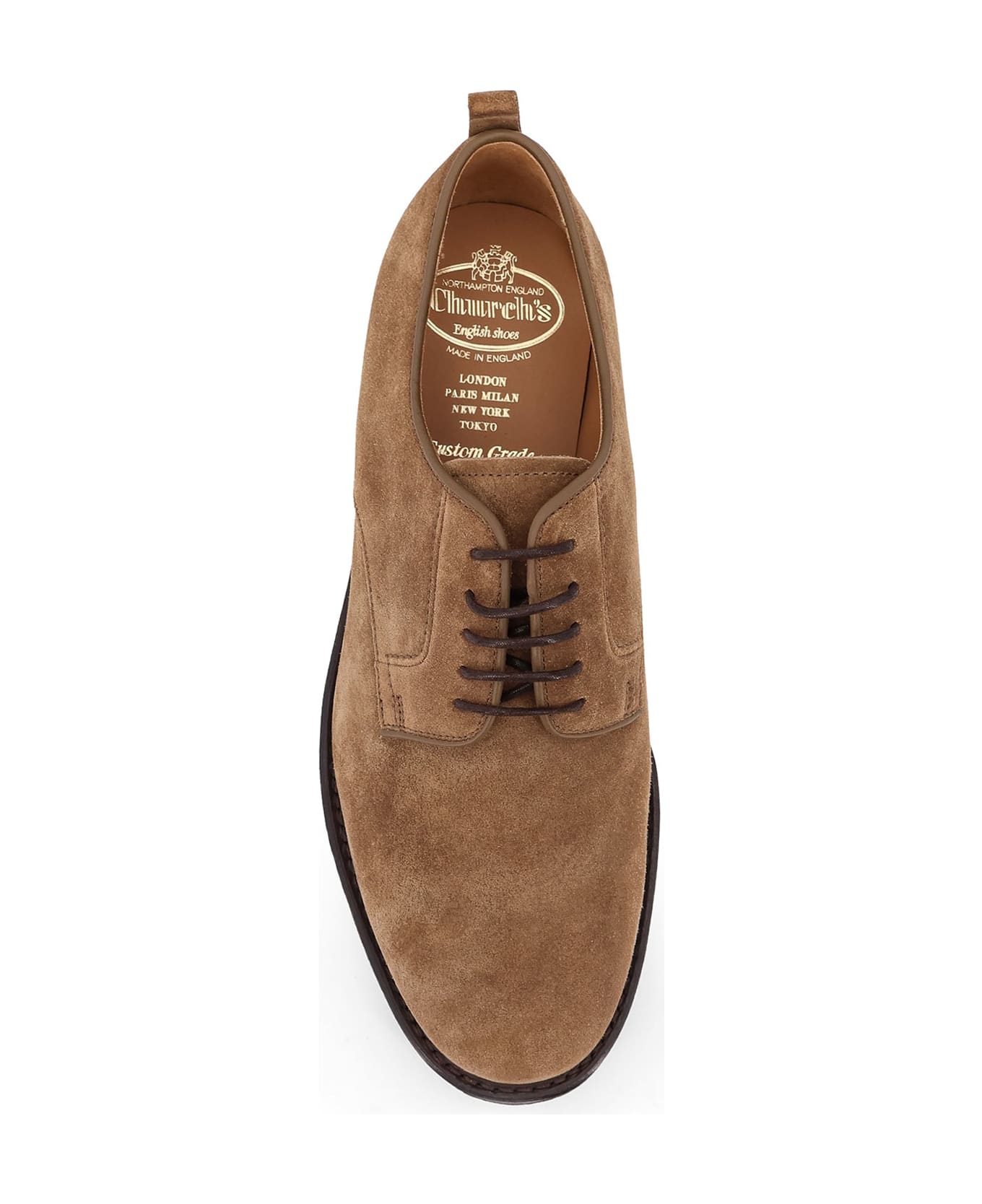 Church
s Pentire 2.0 Suede Low-top Lace-up Shoes - SIGAR