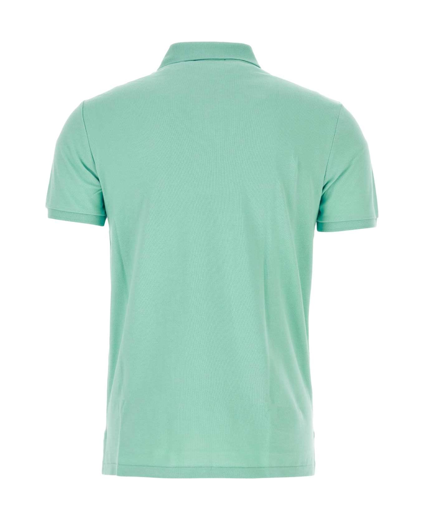 Ralph Lauren Mint Green Piquet Polo Shirt - 364 ポロシャツ