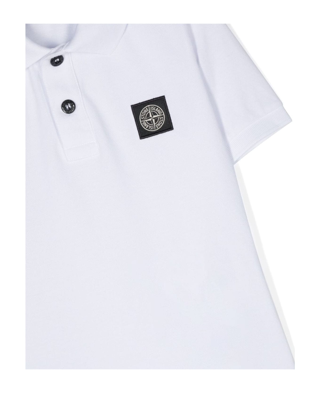 Stone Island Junior Stone Island Kids T-shirts And Polos White - White Tシャツ＆ポロシャツ