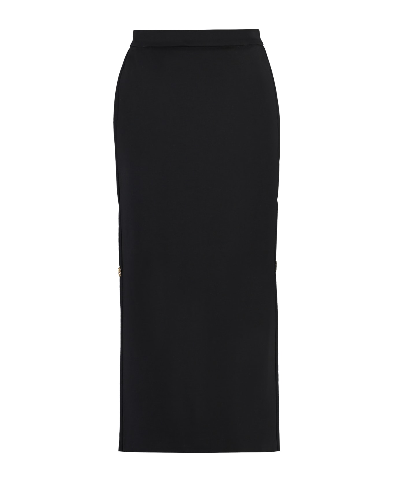 Pinko Side Slit Long Skirt - black スカート