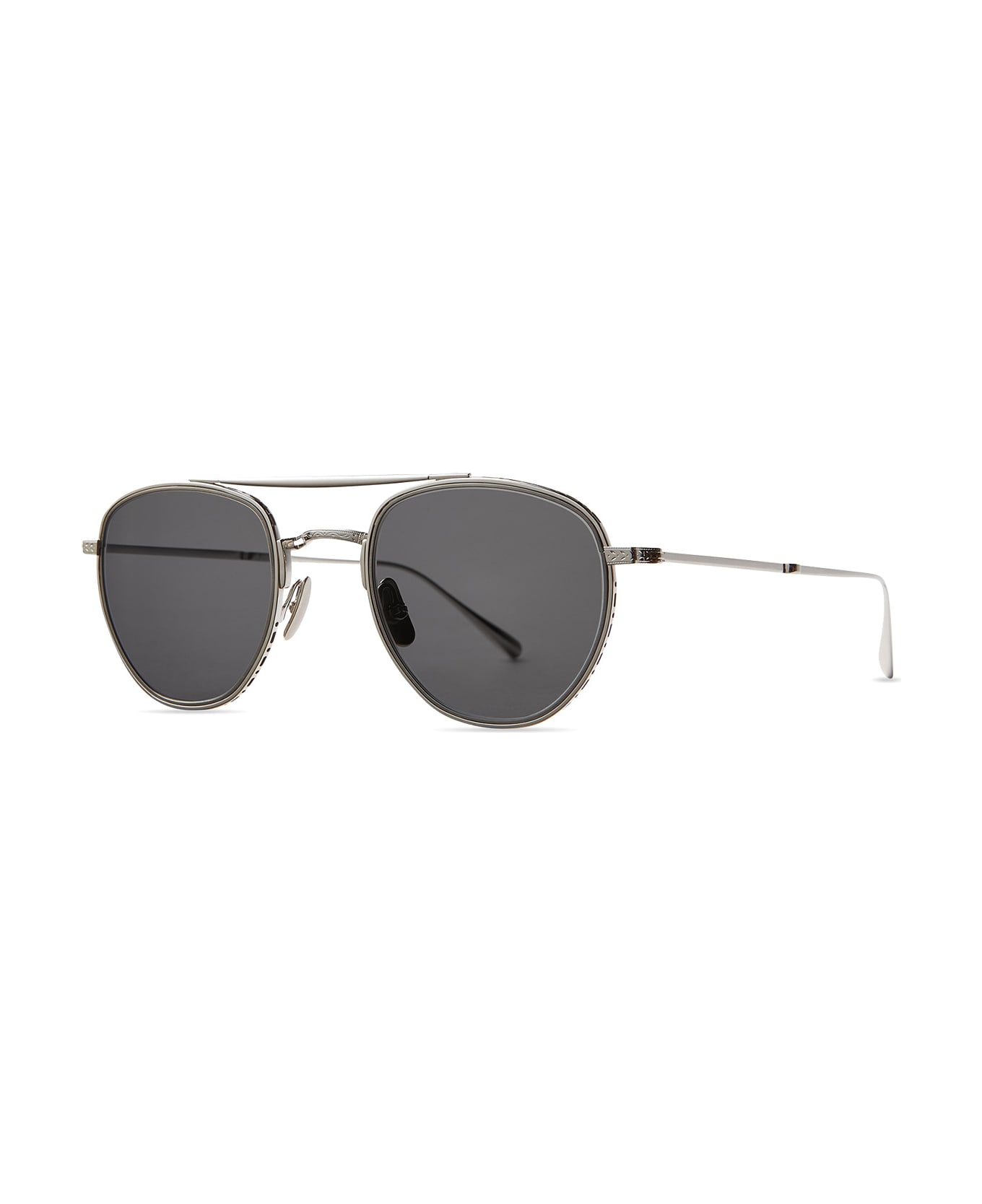 Mr. Leight Roku Ii S Platinum-pewter Sunglasses - Platinum-Pewter