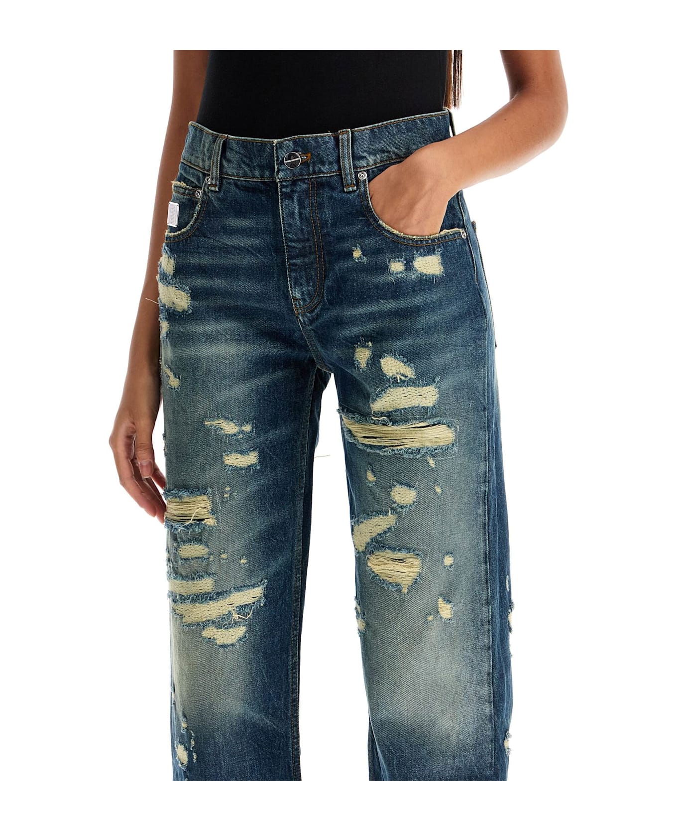 Marc Jacobs Jeans 'the Rip And Repair Straight Jean