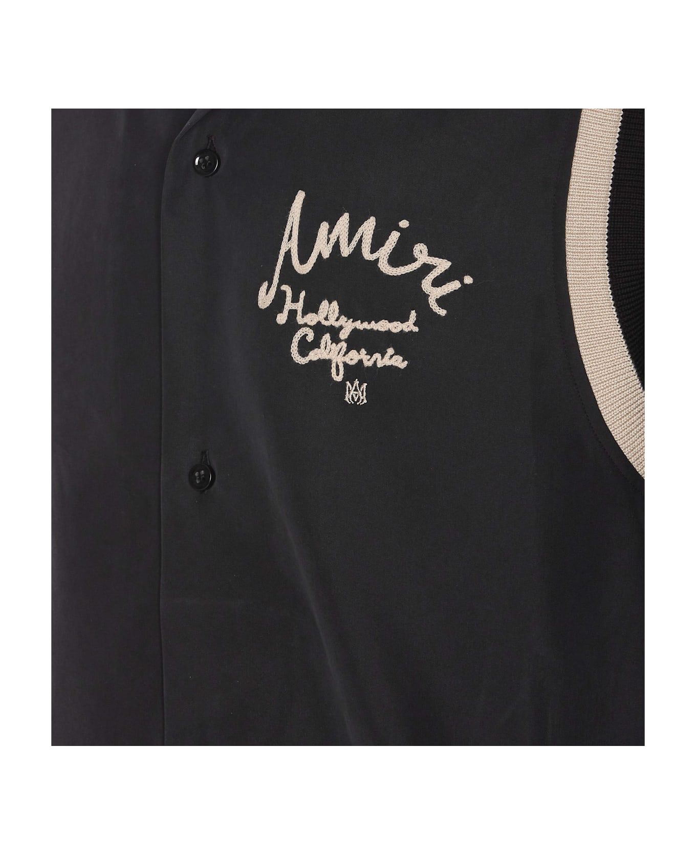 AMIRI Hollywood Varsity Jacket - Black