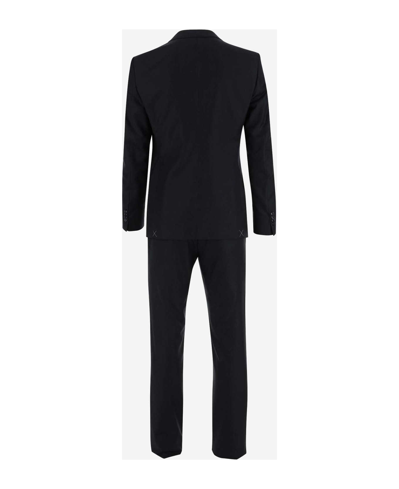 Giorgio Armani Cashmere And Wool Suit - Blue