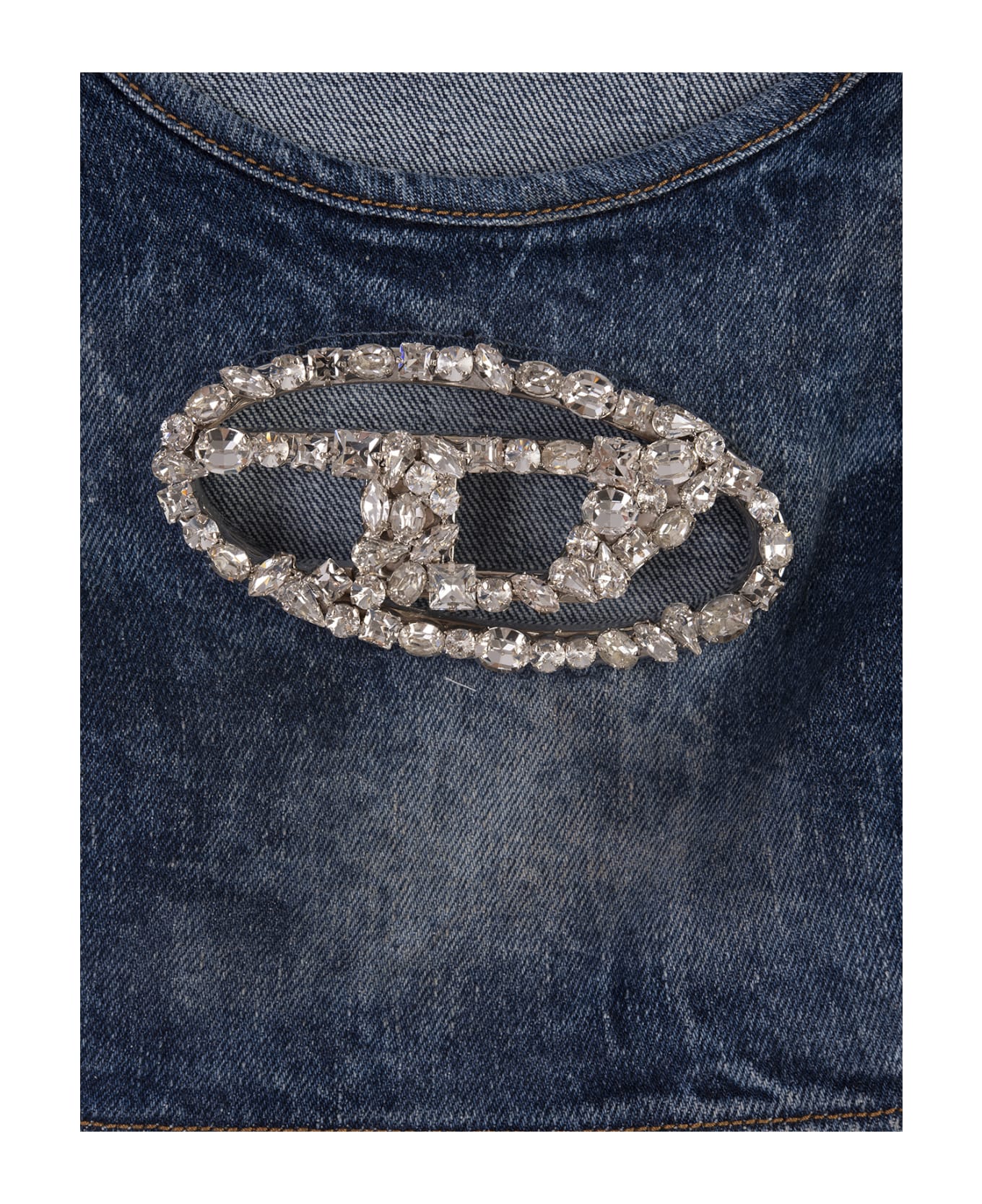 Diesel Blue De-top-fse Top - Blue