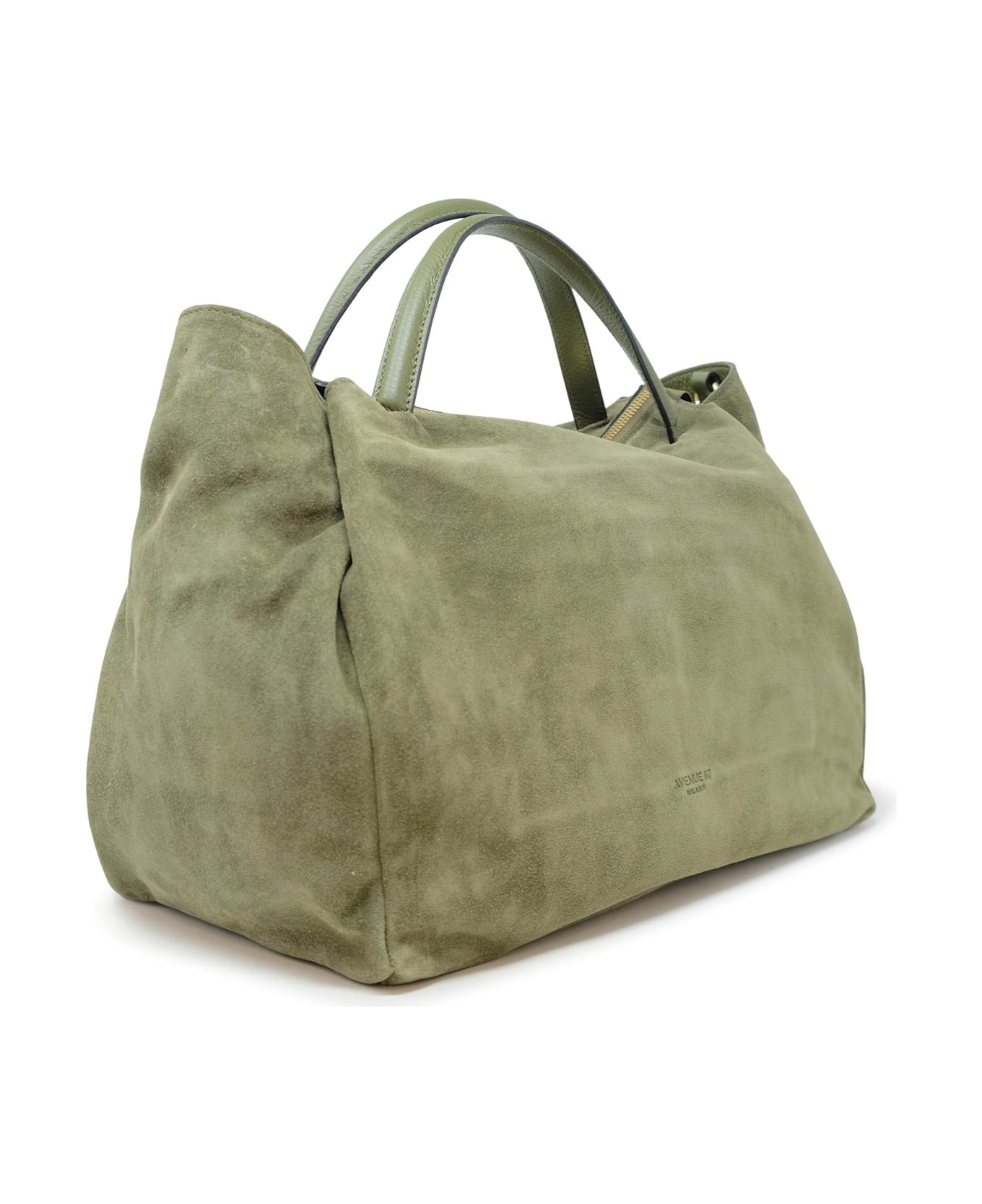 Avenue 67 Ao132a0011 Roxanne Green Suede Leather Bag - GREEN