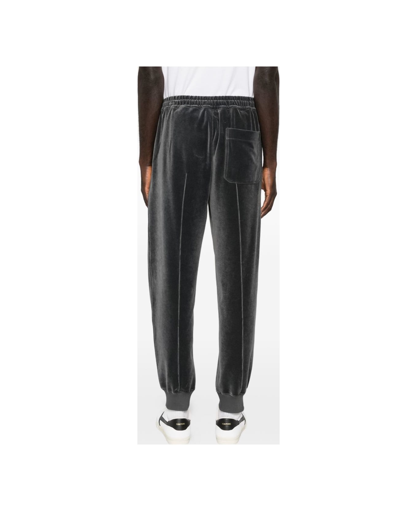 Tom Ford Velours Joggers - Grey