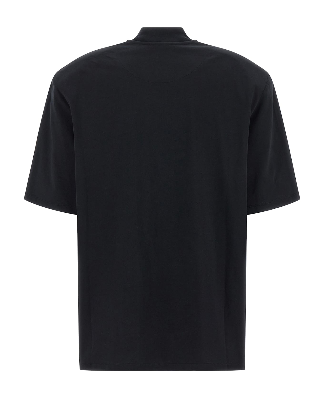 The Attico Maxi Shoulder Strap T-shirt - Black  