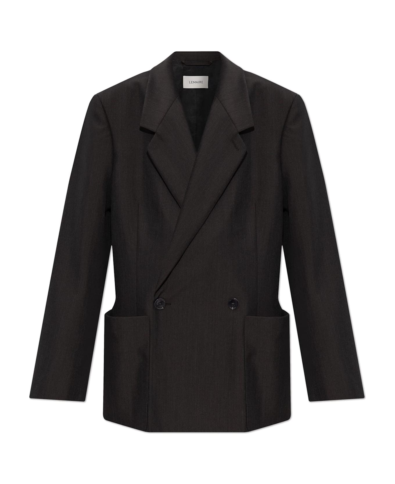 Lemaire Double-breasted Blazer - BROWN