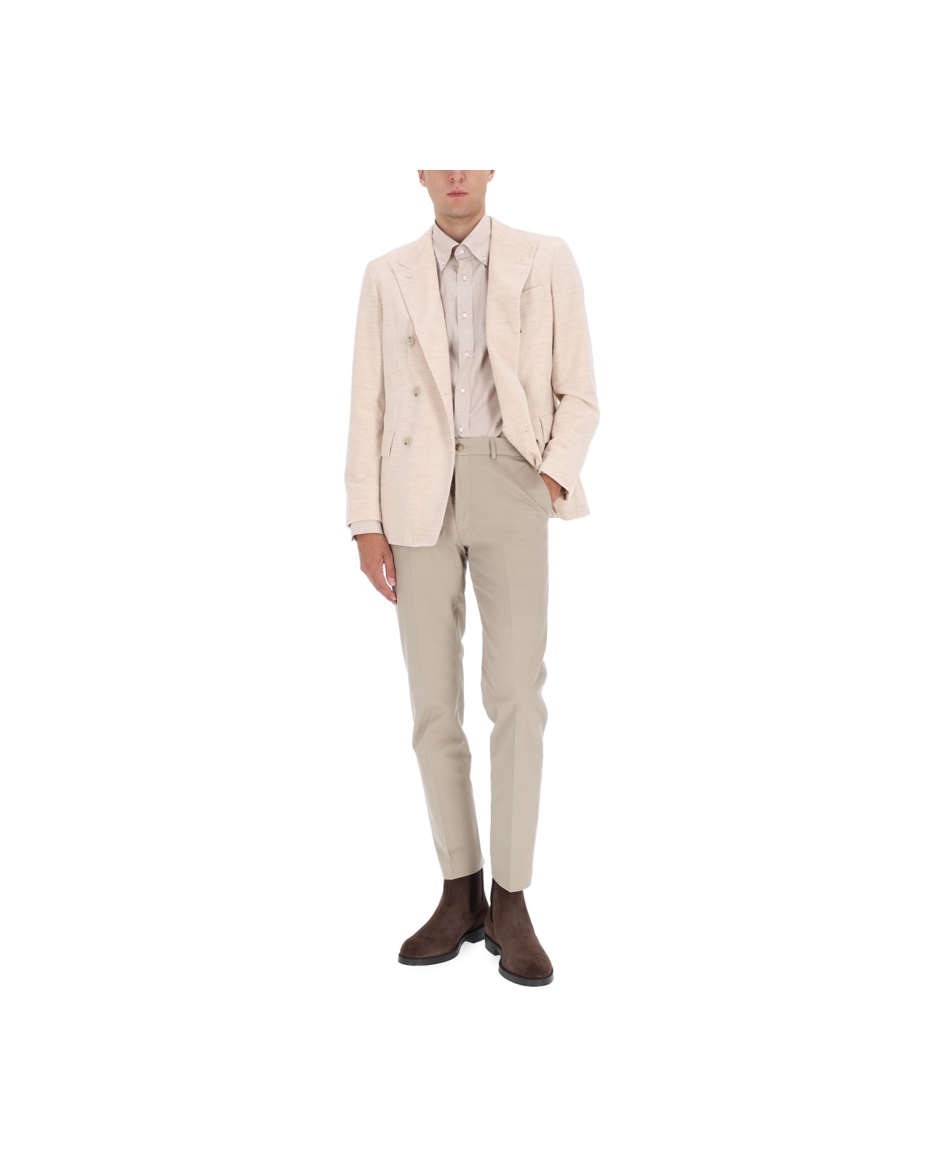 Hugo Boss Corduroy Blazer - BEIGE