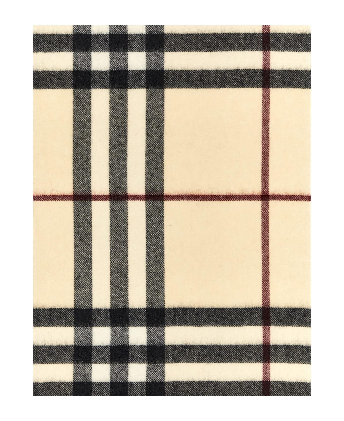 Burberry Check Scarf - STONE