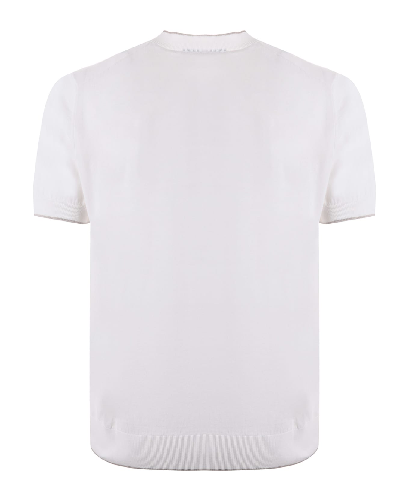 Paolo Pecora T-shirt Cotton Thread - Bianco