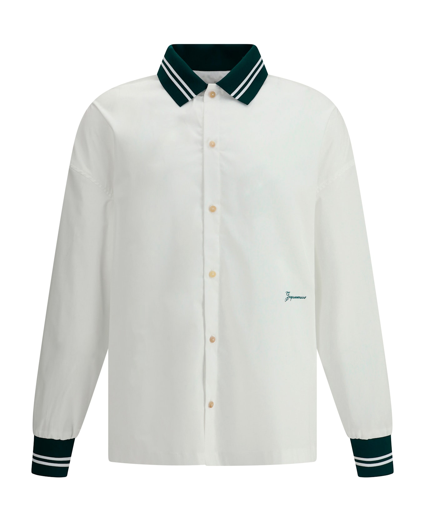 Jacquemus La Chemise Baseball Shirt - White